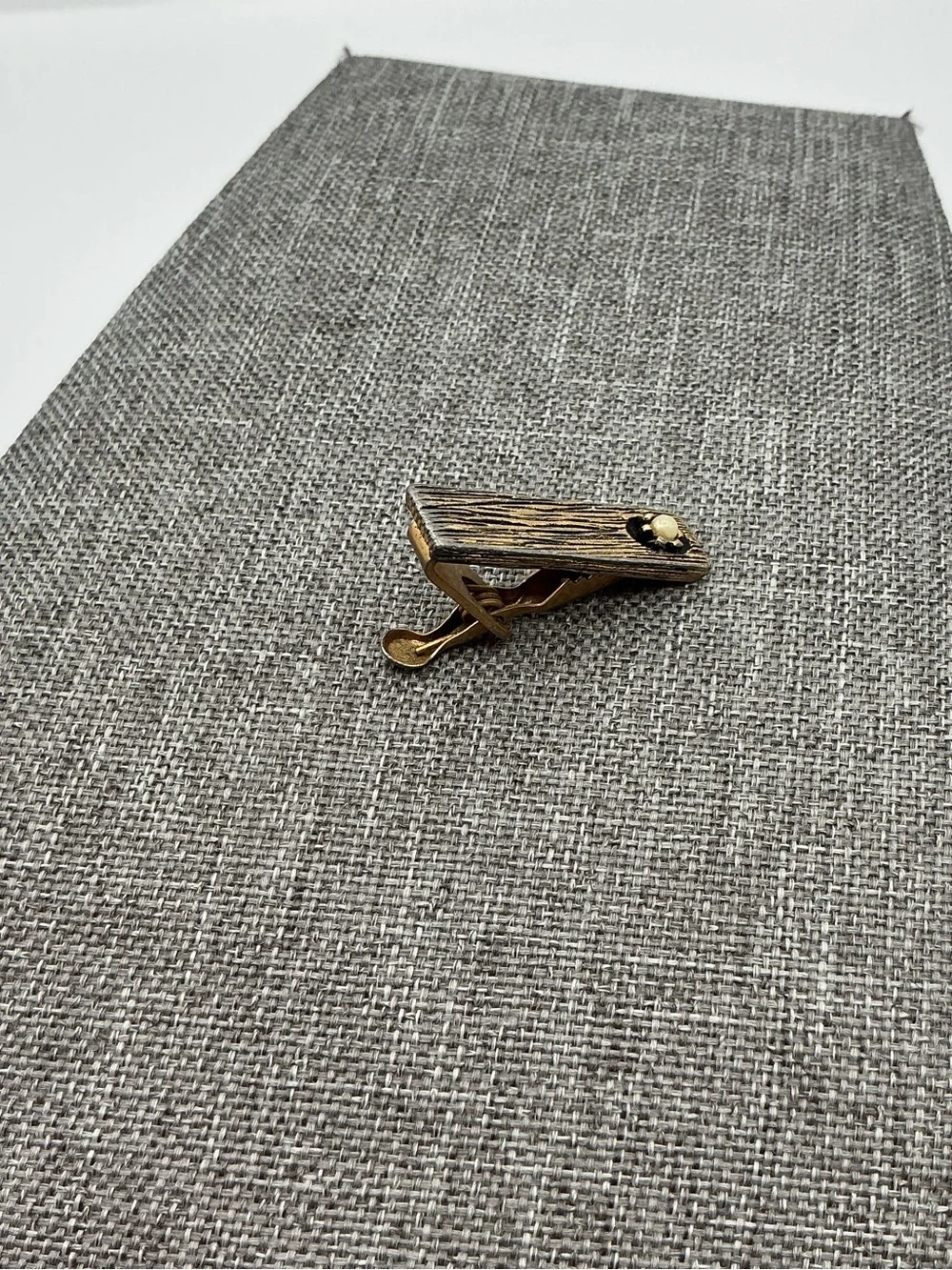 Gold-Tone Vintage 60s Tie Clip